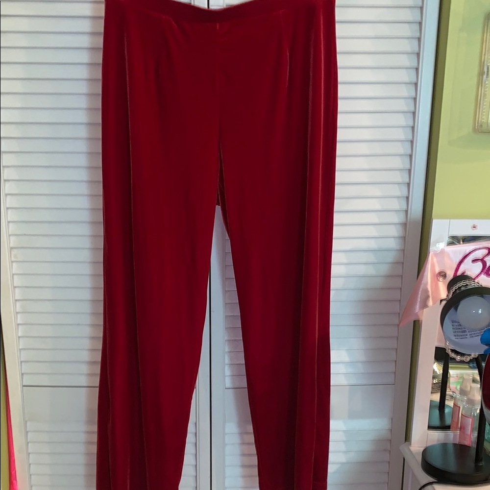 Draper’s & Damon’s vintage velour Pants size large